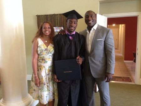 Shannon Sharpe and son